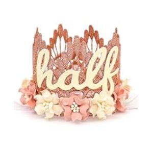 Brand new 6 month birthday crown